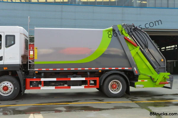 Dongfeng D9 240 ch 4X2(6 roues) camion de collecte des déchets (marque Chengli) Carrosserie (2) | 86Trucks