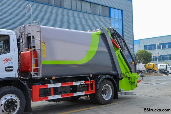Dongfeng D7 165 ch 4X2(6 roues) camion à ordures (marque Chengli) Carrosserie (1) | 86Trucks