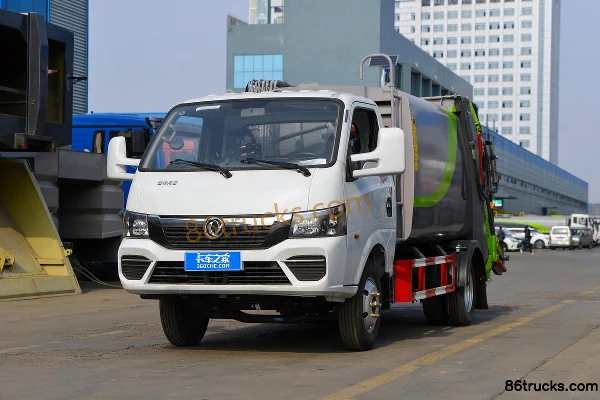Dongfeng T6 140hp 4X2(6 wheels) Garbage Transport Truck (Chengli Brand) Exterior (3) | 86Trucks