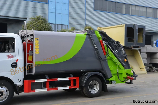 Dongfeng T6 140hp 4X2(6 wheels) Garbage Transport Truck (Chengli Brand) Body (1) | 86Trucks