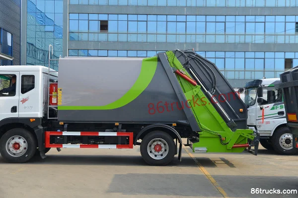Dongfeng D9 195 ch 4X2(6 roues) camion de transport de déchets (marque Chengli) Carrosserie (2) | 86Trucks