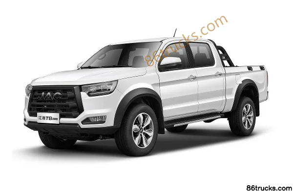 JAC T8 2025 édition Jinqing Elite 2T diesel 150 ch transmission manuelle 2 roues motrices pick-up double cabine standard Extérieur (3) | 86T