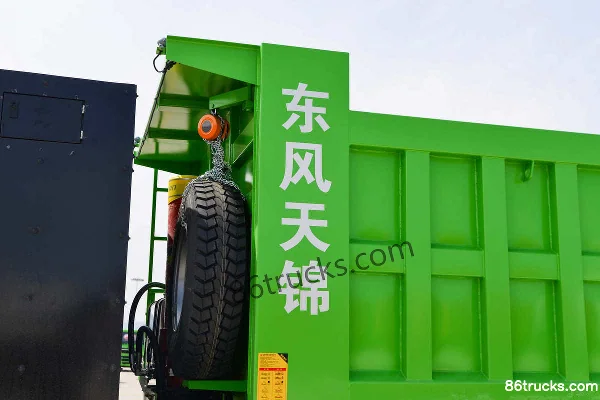 Dongfeng Commercial Vehicle Tianjin KR 8X4(12 wheels) 5.8m Electric Dump Truck CATL 281kWh Body (3) | 86Trucks