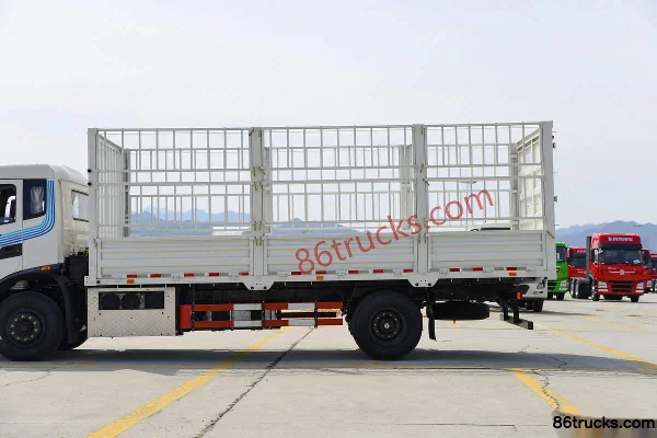 Dongfeng Commercial Vehicle Tianjin KR 4X2(6 wheels) 6.75m Electric Cage Cargo Truck Ruipu 265kWh Body (2) | 86Trucks