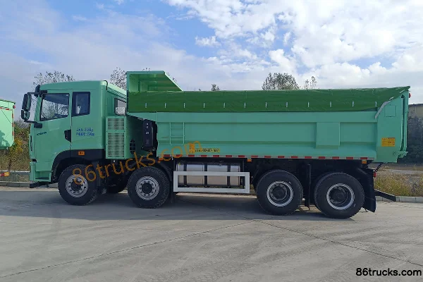 FARIZON X7M 8X4(12 wheels) 5.6m Methanol Plug-in Hybrid Range-Extended Dump Truck Guoxuan High-Tech 98kWh Exterior (2) | 86Trucks