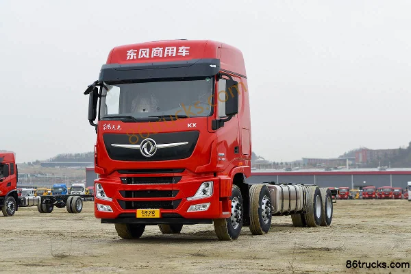 Dongfeng Commercial Vehicle Tianlong Flagship KX King Edition 12.5L Diesel 580 hp 8X4(12 wheels) Dongfeng 14-Speed 9.4m Stake Cargo Truck Ex