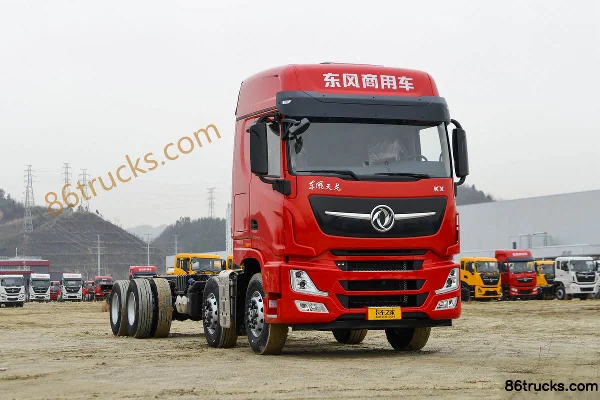 Dongfeng Commercial Vehicle Tianlong Flagship KX King Edition 12.5L Diesel 580 hp 8X4(12 wheels) Dongfeng 12-Speed AMT A