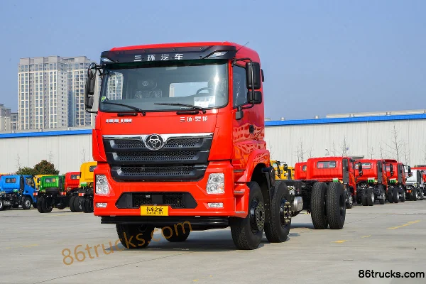 Sanhuan Shitong Haolong 6.2L Diesel 270hp 6X2(8 wheels) Fast Gear 10-Speed 6.8m Dump Truck (New Appearance) Exterior (3) | 86Trucks