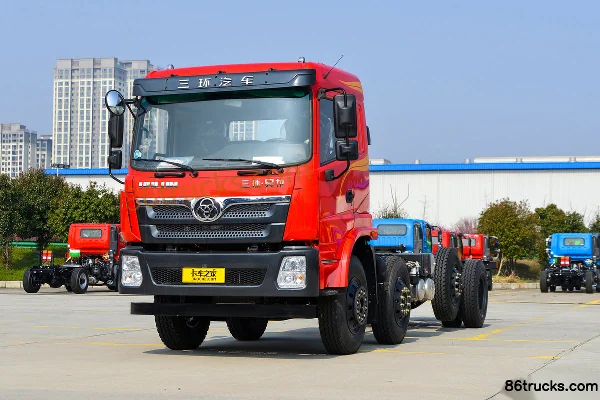 Sanhuan Shitong Haolong Comfort Edition 5.1L Diesel 260hp 8X2(10 wheels) Fast Gear 10-Speed 6m Dump Truck Exterior (3) | 86Trucks