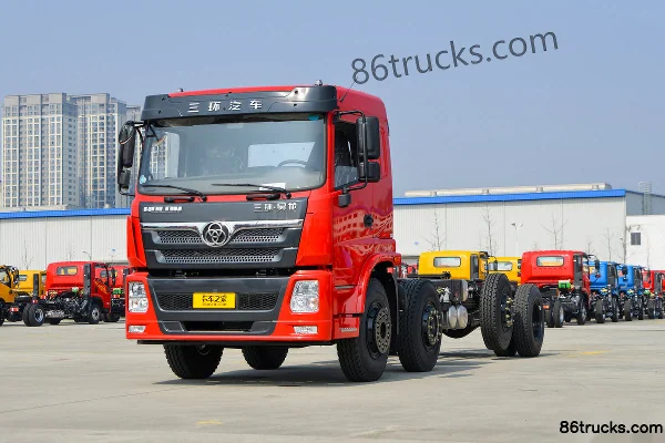 Sanhuan Shitong Haolong 270hp 8X2(10 wheels) 6.8m Stake Truck Exterior (3) | 86Trucks