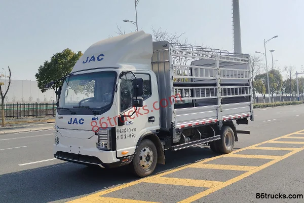 JAC Shuailing ES6 4.5T 4.15 m cabine simple camion léger à grille fermée 100.46kWh 4X2(6 roues) Extérieur (3) | 86Trucks