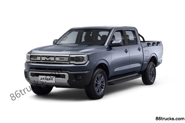 JMC New Yuhu 2.5T Diesel 167hp 2WD Manual Flat Bed Long Wheelbase Double Row Pickup Exterior (2) | 86Trucks