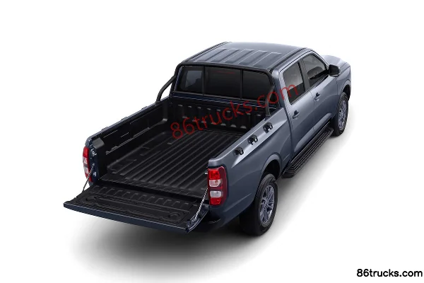 JMC New Yuhu 2.5T Diesel 167hp 2WD Manual Flat Bed Long Wheelbase Double Row Pickup Chassis (2) | 86Trucks