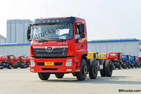 Sanhuan Shitong Haolong 4.3L Diesel 240 hp 6X2(8 wheels) Fast Gear 10-Speed 6.8m Dump Truck Exterior (3) | 86Trucks