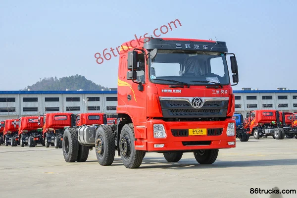 Sanhuan Shitong Haolong 4.3L Diesel 240 hp 6X2(8 wheels) Fast Gear 10-Speed 6.8m Dump Truck Exterior