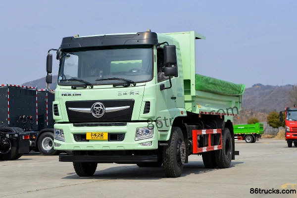 Sanhuan Shitong Haolong 6.2L Diesel 200hp 4X2(6 wheels) Fast Gear 8-speed 4.2m Half-row Dump Truck (New Exterior) (3) | 86Trucks