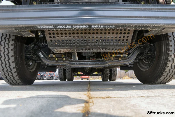 Sanhuan Shitong Haolong 6.2L Diesel 200hp 4X2(6 wheels) Fast Gear 8-speed 4.2m Half-row Dump Truck (New Exterior) Chassis (1) | 86Trucks