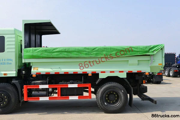 Sanhuan Shitong Haolong 6.2L Diesel 200hp 4X2(6 wheels) Fast Gear 8-speed 4.2m Half-row Dump Truck (New Exterior) Body (2) | 86Trucks