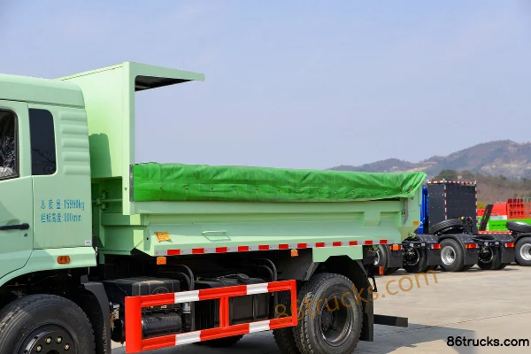 Sanhuan Shitong Haolong 6.2L Diesel 200hp 4X2(6 wheels) Fast Gear 8-speed 4.2m Half-row Dump Truck (New Exterior) Body (1) | 86Trucks