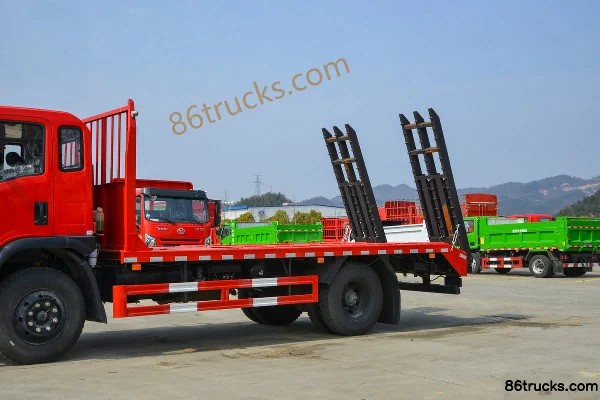 Sanhuan Shitong Chuangke 200 hp 4X2(6 wheels) Flatbed Truck Body (1) | 86Trucks