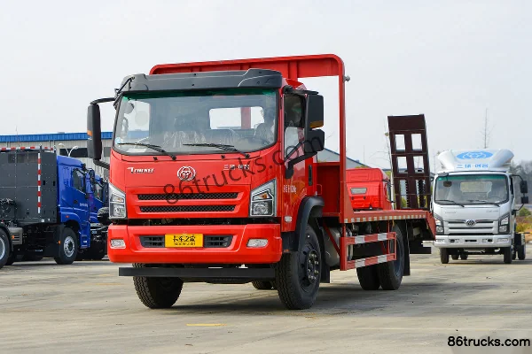 Sanhuan Shitong Chuangke 180hp 4X2(6 wheels) Single-row Flatbed Truck Exterior (3) | 86Trucks