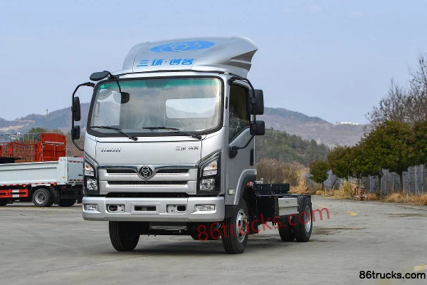 Sanhuan Shitong Chuangke Luxury Edition 4.5T 4X2(6 wheels) 4m Single-row Plug-in Extended Range Hybrid Refrigerated Truck Exterior (3) | 86T