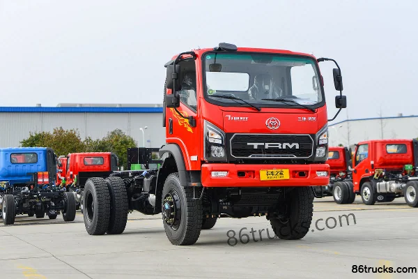 Sanhuan Shitong Xinchuangke 4.2L Diesel 200 hp 4X4(6 wheels) Fast Gear 10-speed 4.7m Dump Truck Exterior