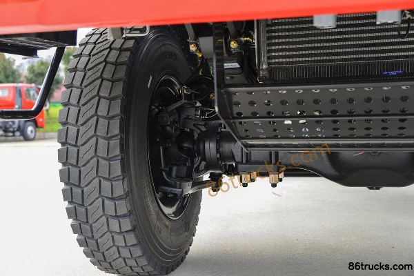 Sanhuan Shitong New Chuangke 163 hp 4X4(6 wheels) 3.6m Single Row Off-road Dump Truck Chassis (2) | 86Trucks