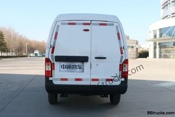 Zhongtong T7 2025 2-Seat Pure Electric Enclosed Cargo Truck CALB 50.37kWh Exterior (2) | 86Trucks