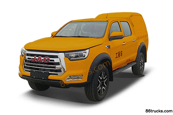 JAC T8PRO 2024 Business Edition 2.0T Diesel 170 ch 4x4(6 roues) Automatique Double Cabine Pick-up Fourgon Extérieur (2) | 86Trucks