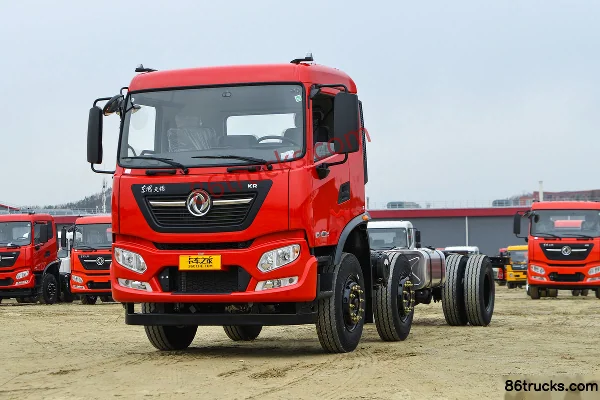 Dongfeng Commercial Vehicle Tianjin KR Elite Edition 240 hp 6X2(8 wheels) 8m flatbed cargo truck Exterior (3) | 86Trucks