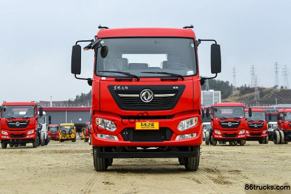 Dongfeng Commercial Vehicle Tianjin KR Elite Edition 240 hp 6X2(8 wheels) 8m flatbed cargo truck Exterior (2) | 86Trucks