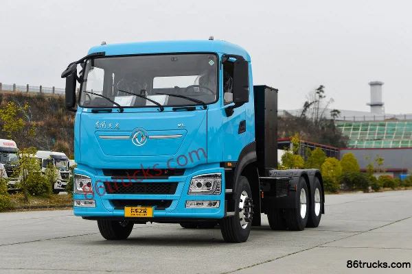 Dongfeng Tianlong KL 6X4(10 wheels) Pure Electric Tractor Truck CATL 400kWh Exterior (3) | 86Trucks
