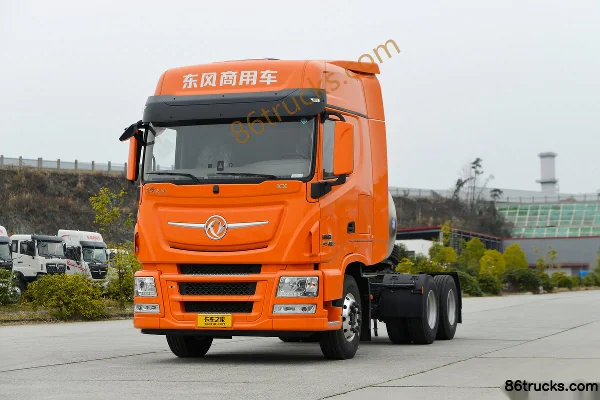 Dongfeng Tianlong Flagship KX Rongyao Edition 12.9L LNG 520hp 6X4(10 wheels) Dongfeng 14-Speed Tractor Truck Exterior (3) | 86Trucks