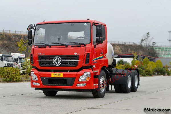 Dongfeng Tianlong VL 12.9L LNG 480 ch 6X4(10 roues) Dongfeng 14 vitesses Tracteur routier Extérieur (3) | 86Trucks