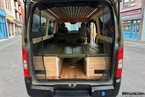 Foton Commercial Vehicle View G7 2022 Model Standard Edition 160hp CNG 2-Seat Long Wheelbase High Roof Light Bus (China VI) Cargo Box (3)