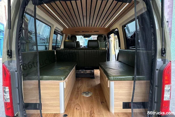 Foton Commercial Vehicle View G7 2022 Model Standard Edition 160hp CNG 2-Seat Long Wheelbase High Roof Light Bus (China VI) Cargo Box (1)