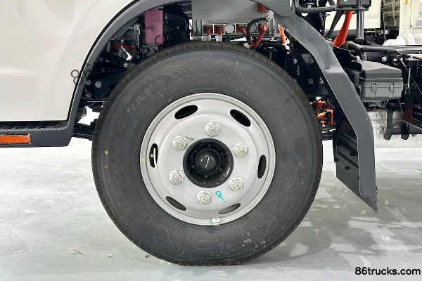 JAC Shuailing EV5 4.5T 4,22 m cabine simple camion léger à grille électrique pur 81,14 kWh 4X2(6 roues) Châssis (1) | 86Trucks