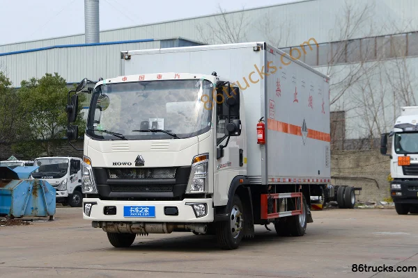 Sinotruk HOWO Hanjiang 140 hp 4X2(6 wheels) 4.15m Hanjiang Miscellaneous Dangerous Goods Van Truck (Chufei Brand) Exterior (3) | 86Trucks