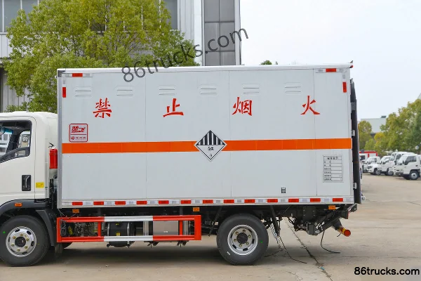 Sinotruk HOWO Hanjiang 140 hp 4X2(6 wheels) 4.15m Hanjiang Miscellaneous Dangerous Goods Van Truck (Chufei Brand) Body (2) | 86Trucks