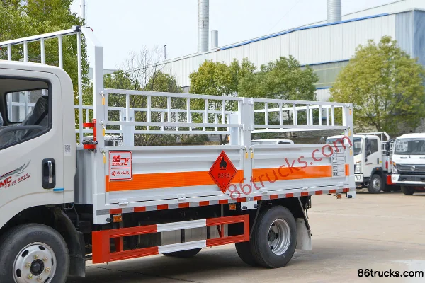JMC Kaiyun+ 129 hp 4x2(6 wheels) 4.2m Gas Cylinder Transport Truck (Chufei Brand) Body (1) | 86Trucks
