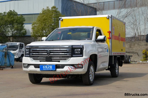 JMC Da Dao Pursuer 177 hp 4X4(6 wheels) 2.56m Explosive Transport Truck (Chufei Brand) Exterior (3) | 86Trucks
