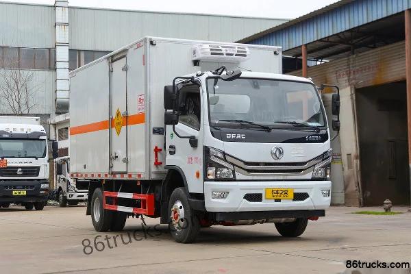 Dongfeng D6 140 ch 4X2(6 roues) 4.1 m camion fourgon pour matières oxydantes (marque Chufei) Extérieur