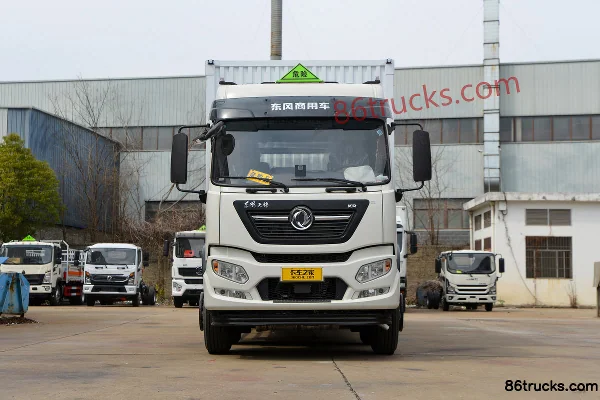 Dongfeng Tianjin KR 260 hp 6X2(8 wheels) 9.6m Flammable Liquid Van Transport Truck (Chufei Brand) Exterior (2) | 86Trucks