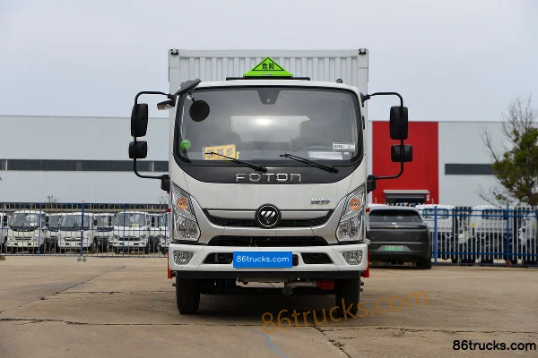 Foton New Jieyun 150hp 4X2(6 wheels) 4.1m flammable gas van truck (Chufei brand) Exterior (2) | 86Trucks