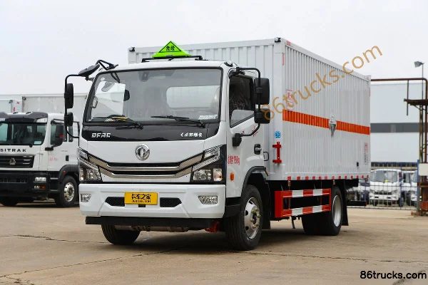 Dongfeng D7 165 ch 4X2(6 roues) 5,15 m camion caisse pour matières corrosives (marque Chufei) Extérieur (3) | 86Trucks