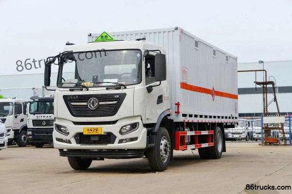 Dongfeng Tianjin KR 210hp 4X2(6 wheels) 6.8m flammable liquid van truck (Chufei brand) Exterior (3) | 86Trucks