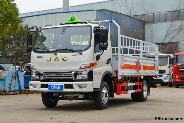 JAC E 150hp 4X2(6 wheels) 4.15m gas cylinder transport truck (Chufei brand) Exterior (3) | 86Trucks