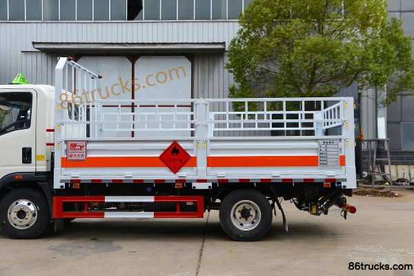 Sinotruk HOWO Hanjiang 140hp 4X2(6 wheels) 4.15m Gas Cylinder Transport Truck (Chufei Brand) Body (2) | 86Trucks