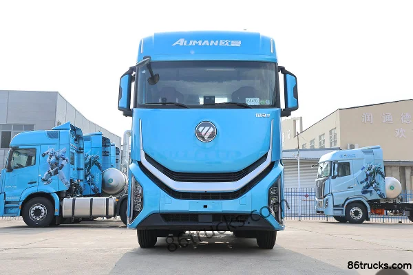 Auman Galaxy 9 14.5L Diesel 680hp 6X4(10 wheels) ZF 12-Speed AMT Automatic Tractor Truck Exterior (2) | 86Trucks